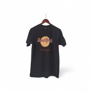 Vintage 90s Classic Hard Rock Cafe Las Vegas Graphic Logo T-Shirt Size Large